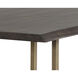 Donnelly 95 X 39.5 inch Antique Brass / Dark Mango Dining Table